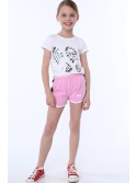 Light pink girls\' shorts NDZ8644 - Online store - Boutique